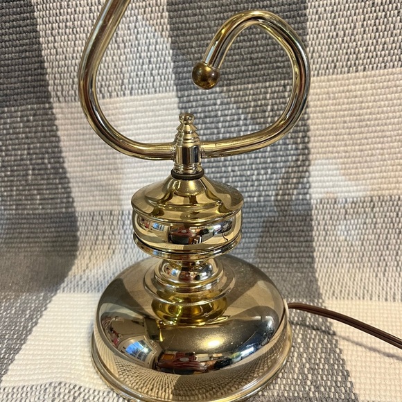 Vintage Underwriters Laboratories Brass Portable Banker Piano Student Desk Lamp - Picture 3 of 14